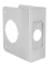 Show details for Don-Jo 81-S-CW Wrap Around Plate For Cylindrical Lock W/ 2-1/8" hole - Satin Stainless Steel 81 CW